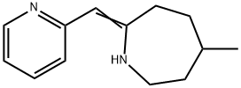 1H-Azepine,hexahydro-5-methyl-2-(2-pyridylmethylene)-(8CI) 结构式