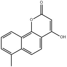 2H-Naphtho[1,2-b]pyran-2-one,4-hydroxy-7-methyl-(9CI) 结构式