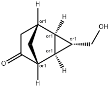 Tricyclo[3.2.1.02,4]octan-6-one, 3-(hydroxymethyl)-, (1R,2R,3S,4S,5R)-rel- (9CI) 结构式