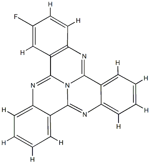 3-Fluorotricycloquinazoline 结构式