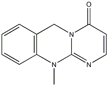 4H-Pyrimido[2,1-b]quinazolin-4-one,6,11-dihydro-11-methyl-(8CI) 结构式