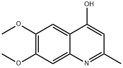 4-Quinolinol,6,7-dimethoxy-2-methyl-(9CI) 结构式