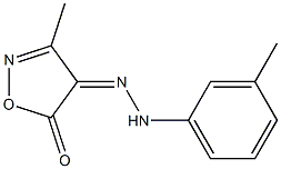 5-Isoxazolol,3-methyl-4-[(3-methylphenyl)azo]-(9CI) 结构式