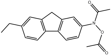 N-acetoxy-7-ethyl-N-2-acetylaminofluorene 结构式