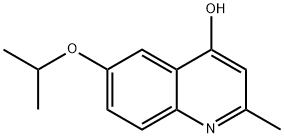 4-Quinolinol,2-methyl-6-(1-methylethoxy)-(9CI) 结构式