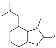 2(3H)-Benzothiazolone,4-[(dimethylamino)methyl]-4,5,6,7-tetrahydro-3-methyl-(9CI) 结构式