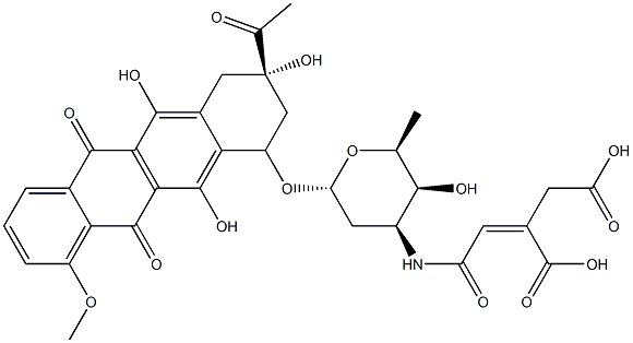 N-aconityldaunomycin 结构式