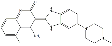 多韦替尼 结构式