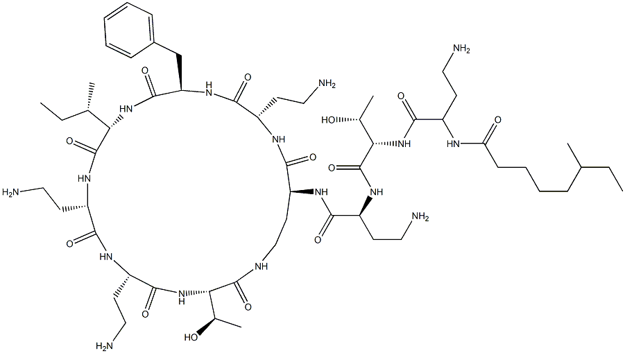 Polymyxin Ile-B1 结构式