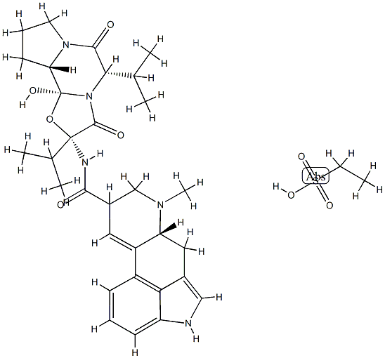 乙烷磺酸麦角毒碱 结构式