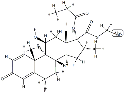 氟替卡松丙酸酯杂质4 结构式