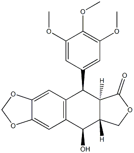 Podophyllum Resin  结构式