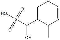 3-Cyclohexene-1-methanesulfonicacid,alpha-hydroxy-2-methyl-(9CI) 结构式