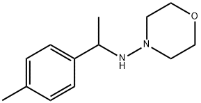 4-Morpholinamine,N-[1-(4-methylphenyl)ethyl]-(9CI) 结构式