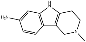1H-Pyrido[4,3-b]indol-7-amine,2,3,4,5-tetrahydro-2-methyl-(9CI) 结构式