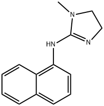 1H-Imidazol-2-amine,4,5-dihydro-1-methyl-N-1-naphthalenyl-(9CI) 结构式