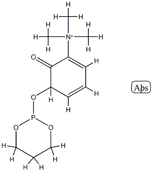 O-(3-(trimethylammonium)phenyl)-1,3,2-dioxaphosphorinane 2-oxide 结构式