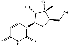 3'-beta-C-Methyluridine 结构式