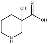 3-羟基哌啶-3-羧酸 结构式