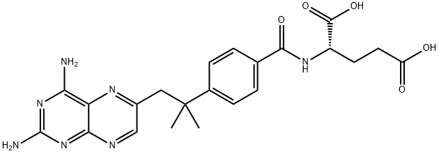 10,10-dimethyl-10-deazaaminopterin 结构式
