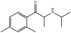 1-Propanone,1-(2,4-dimethylphenyl)-2-[(1-methylethyl)amino]-(9CI) 结构式