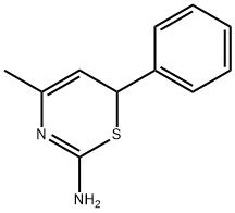 6H-1,3-Thiazin-2-amine,4-methyl-6-phenyl-(9CI) 结构式