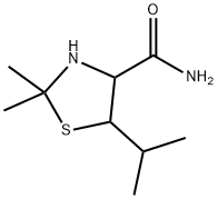 4-Thiazolidinecarboxamide,2,2-dimethyl-5-(1-methylethyl)-(9CI) 结构式