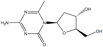 2'-deoxy-6-methyl-5-azacytidine 结构式