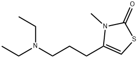 2(3H)-Thiazolone,4-[3-(diethylamino)propyl]-3-methyl-(9CI) 结构式