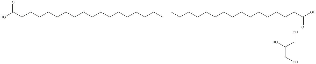 GLYCERYL PALMITOSTEARATE 结构式