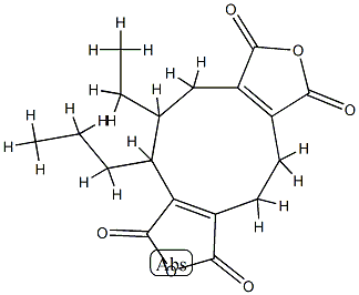 10-Ethyl-5,9,10,11-tetrahydro-9-propyl-1H-cyclonona[1,2-c:5,6-c']difuran-1,3,6,8(4H)-tetrone 结构式