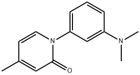 2(1H)-Pyridinone,1-[3-(dimethylamino)phenyl]-4-methyl-(9CI) 结构式