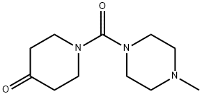 4-Piperidinone,1-[(4-methyl-1-piperazinyl)carbonyl]-(9CI) 结构式