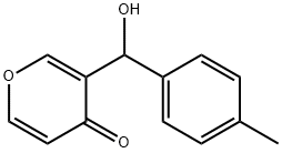 4H-Pyran-4-one,3-[hydroxy(4-methylphenyl)methyl]-(9CI) 结构式