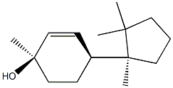 2-Cyclohexen-1-ol,1-methyl-4-[(1R)-1,2,2-trimethylcyclopentyl]-,(1S,4R)-rel-(9CI) 结构式