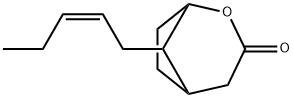 2-Oxabicyclo[3.2.1]octan-3-one,8-(2Z)-2-pentenyl-(9CI) 结构式