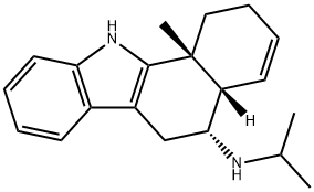 (4aS)-1,4a,5,6,11,11b-Hexahydro-11bβ-methyl-N-isopropyl-2H-benzo[a]carbazol-5α-amine 结构式