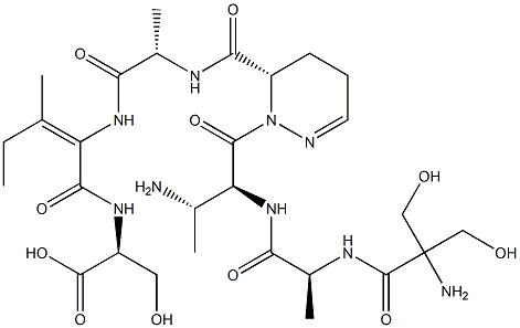 洞窟霉素 A 结构式