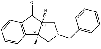 2-benzyl-1,2,3,3a-tetrahydroindeno[1,2-c]pyrrol-8(8aH)-one 结构式