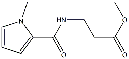ba-Alanine, N-[(1-methyl-1H-pyrrol-2-yl)carbonyl]-, methyl ester (9CI) 结构式