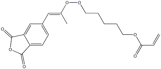 1,3-异苯并呋喃二酮与1,5-戊二醇二(2-丙烯酸)酯的聚合物 结构式