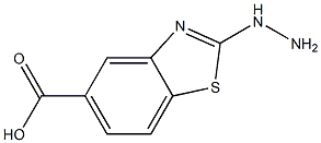 5-Benzothiazolecarboxylicacid,2-hydrazino-(6CI,9CI) 结构式