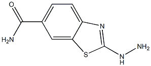 6-Benzothiazolecarboxamide,2-hydrazino-(9CI) 结构式