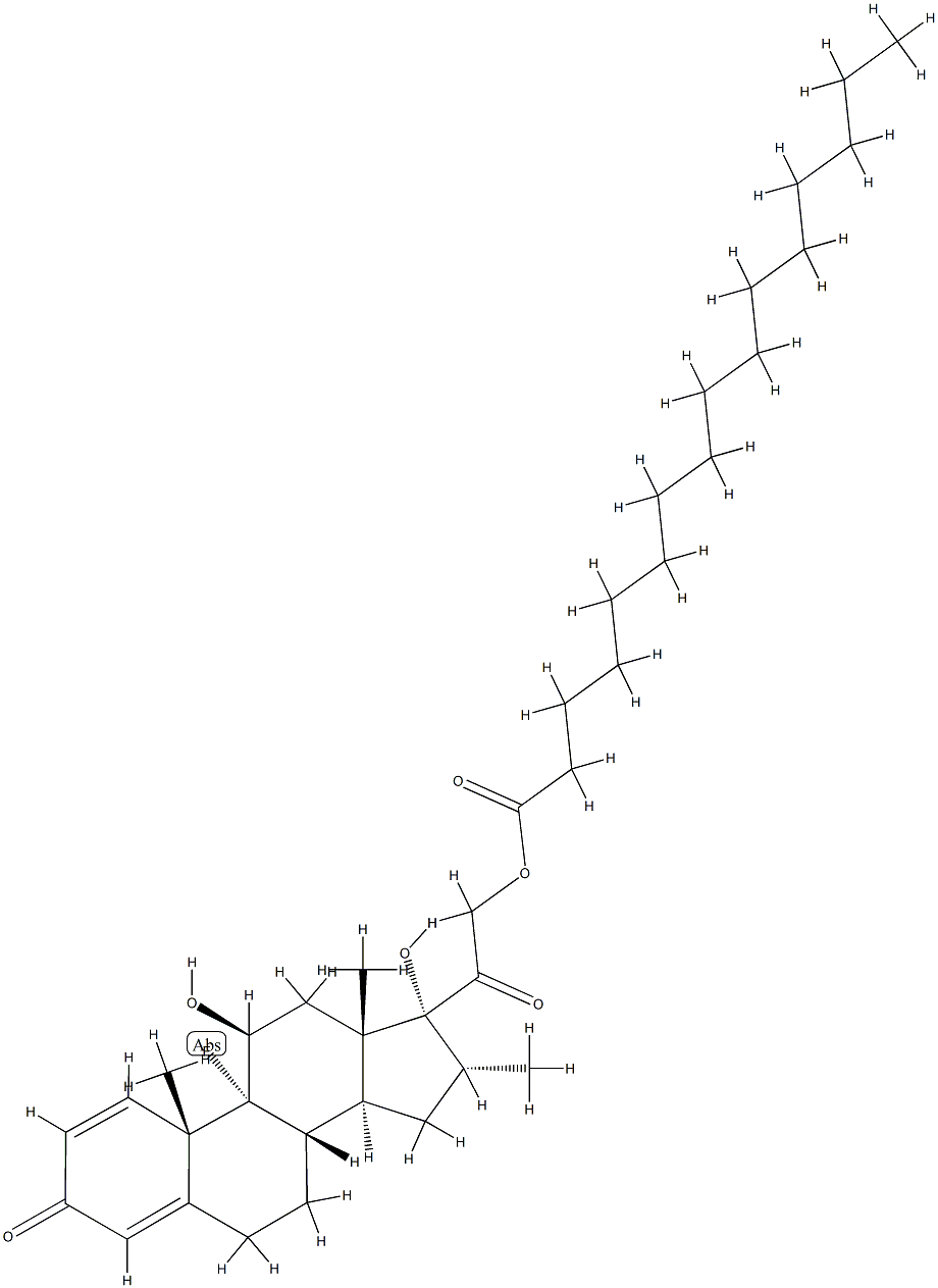 地塞米松棕榈酸酯 结构式