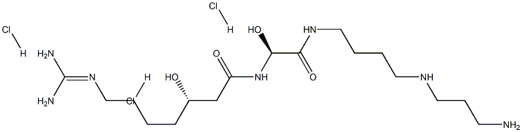 SPERGUALIN 三盐酸盐 结构式