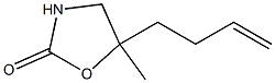 2-Oxazolidinone,5-(3-butenyl)-5-methyl-(9CI) 结构式