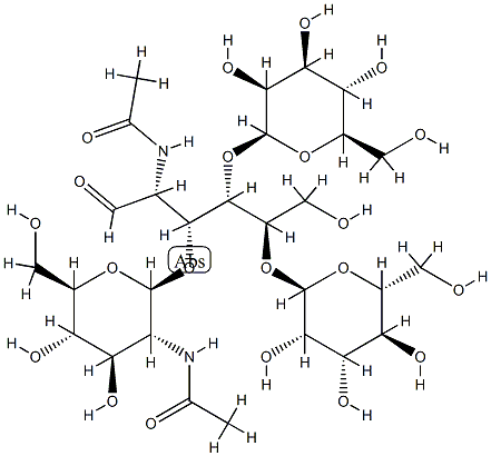 mannosyl(2)-N-acetyl(2)-glucose 结构式
