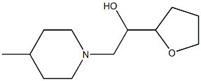 1-Piperidineethanol,4-methyl-alpha-tetrahydro-2-furyl-(4CI) 结构式