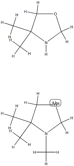3,3,4-Trimethyloxazolidine mixt. with 4,4-dimethyloxazolidine 结构式