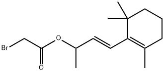 beta-ionylbromoacetate 结构式